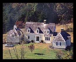 New traditional home near Charlottesville, Virginia, by Candace Smith Architect